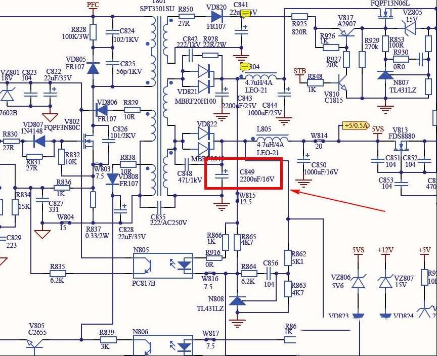 海信TLM26E58液晶电视指示灯闪烁不开机的检修思路