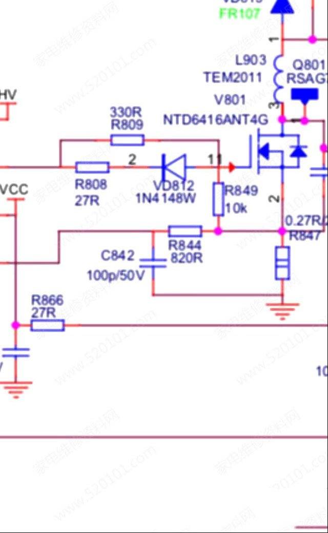 海信LED32K1800液晶电视开机没有反应的检修思路