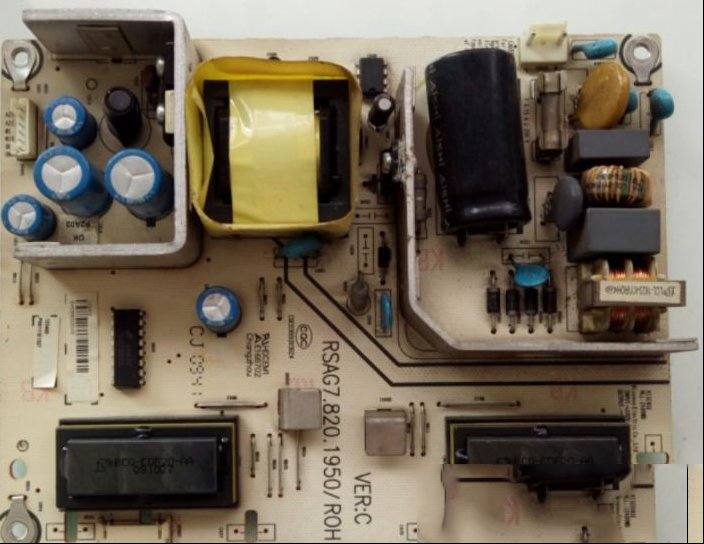 海信TLM24V68P液晶电视开机显示LOGO后黑屏的维修