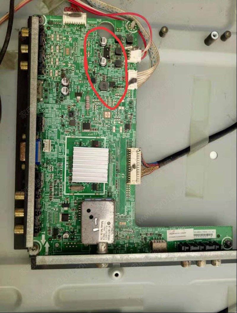 海信LED32K300液晶电视开机没有反应的检修思路