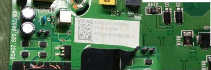 海信H55E3A液晶电视指示灯不亮不开机的检修思路