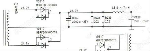 海信TLM42V68PR液晶电视光栅闪烁的检修思路