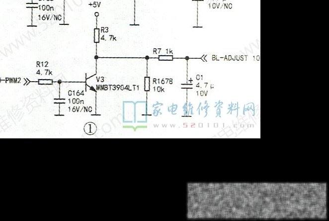 海信LED46K16X3D液晶电视黑屏的检修思路