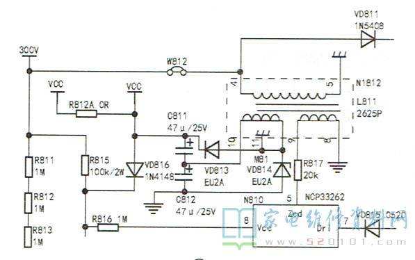 海信TLM32V88PK液晶电视不定时不开机的通病维修