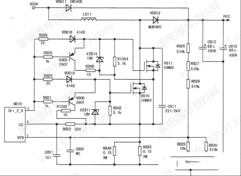 海信LED42K01P液晶电视热机时遥控关机二次不开机的维修