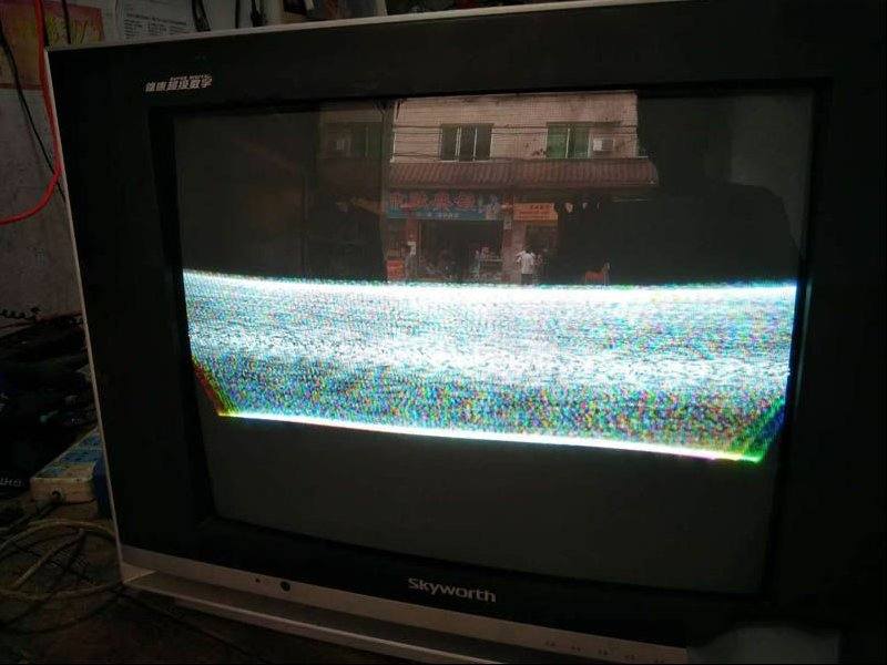 创维CRT彩电场偏转线圈损坏的修复