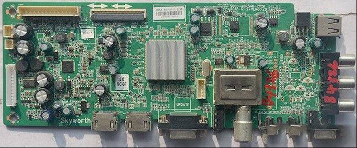 创维32E500E液晶电视指示灯绿灯亮但不开机的维修