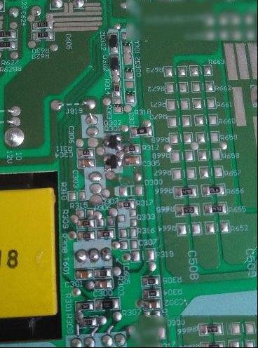 创维50E390E液晶电视不开机的检修思路