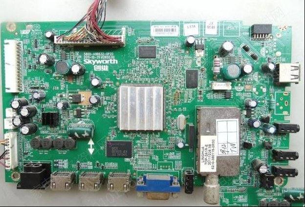 创维32E61HR液晶电视绿灯亮但不启动死机