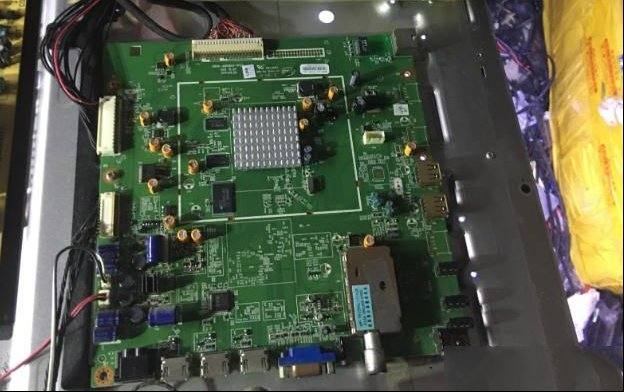 创维42E7BRD液晶电视图像或菜单字符抖动且有类似回扫线故障