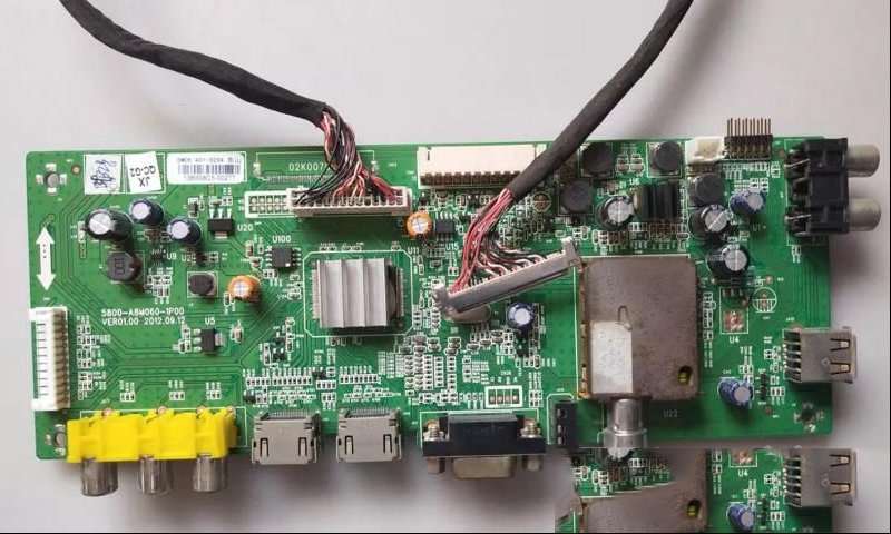 创维39E320W液晶电视电源指示红灯亮但不开机