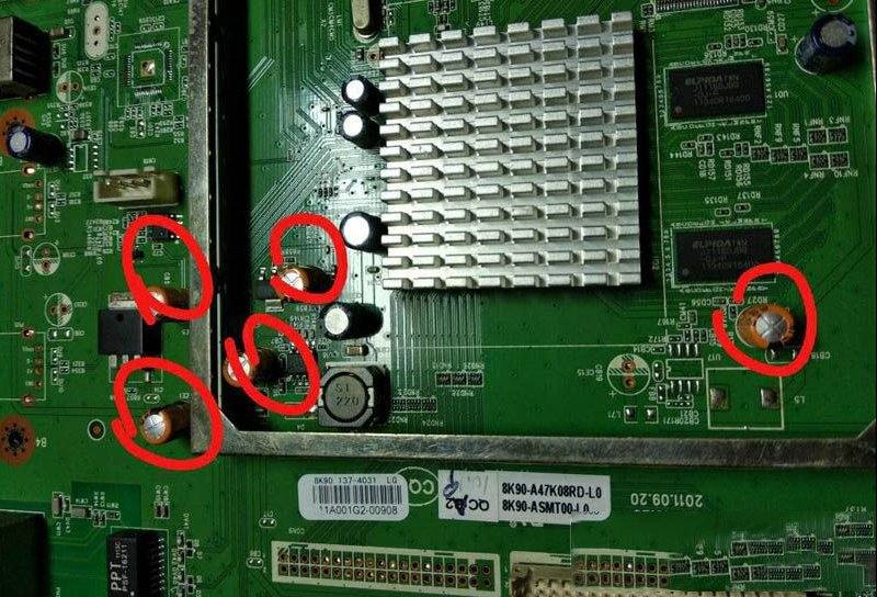 创维5800-A8K860-1P20主板开机困难的检修思路