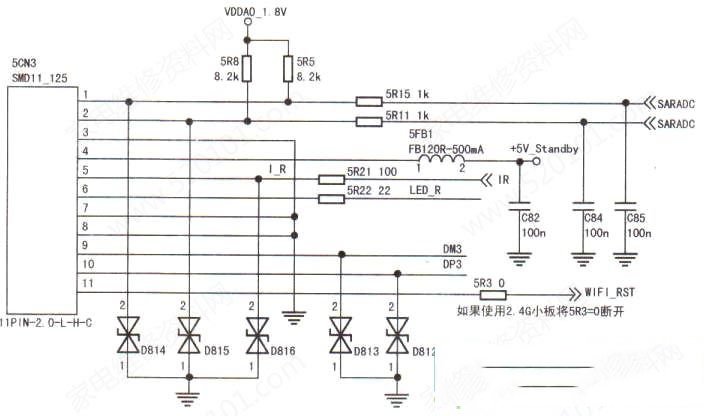海尔LS50AL88U71S液晶电视遥控器无法开机的检修思路
