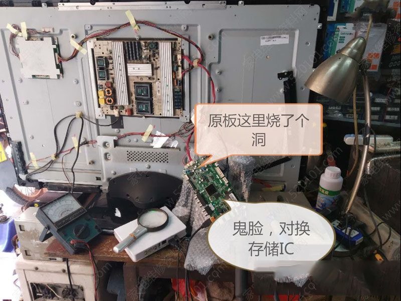 海尔LE42A520液晶电视指示灯不亮不开机的检修思路