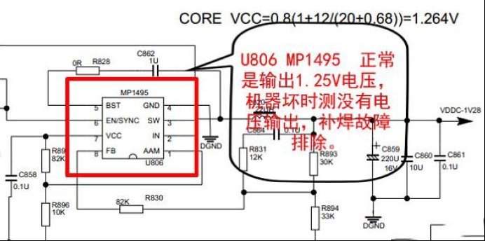 TCL LED32C520电视（MS82C机芯）不开机（图）