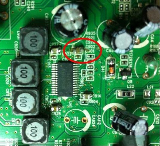 TCL L26M90液晶（ODM MST6M181机芯）不开机（图）