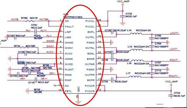 TCL L32C16液晶（MSJ5机芯）杂音（图）