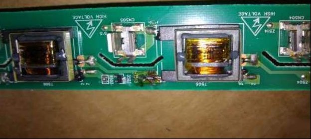 TCL L32P60BD液晶电视（MS81L机芯）黑屏，背光不亮（图）