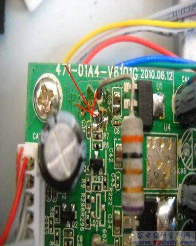 TCL L24E09液晶（TSUMV26KU机芯）不开机