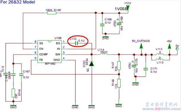 TCL L32F11液晶（MT23L机芯）有时不开机