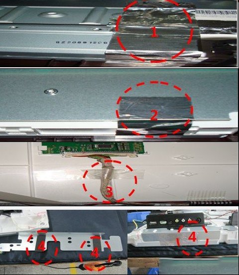 TCL L32C12液晶电视（ODM机芯）图象干扰