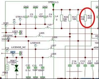 TCL MT23L机芯液晶按键功能错乱（图）