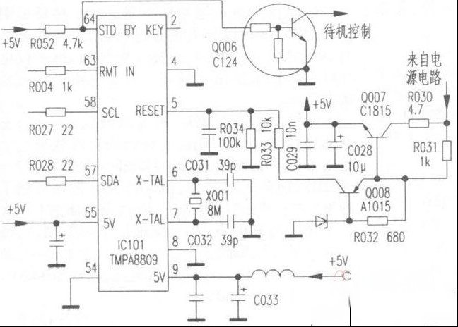 TCL AT29S168彩电不能开机检修