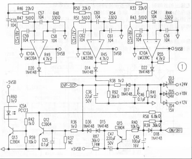TCL PWL42C液晶电视带负载后，电压不正常