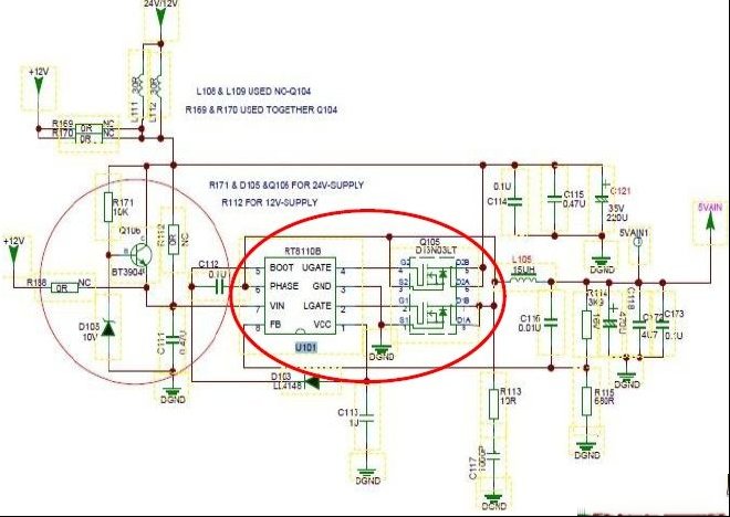 TCL L32F3200B液晶（MS28机芯）灯亮不开机（图）