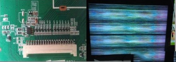 TCL L32P10FBEG液晶（MS58机芯）热机花屏（图）