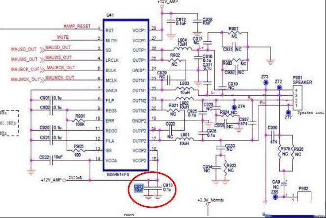 TCL L26M90液晶（MS181T机芯）灯亮不开机（图）