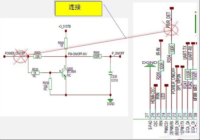 TCL L32P60BD彩电MS48机芯有时不开机（图）