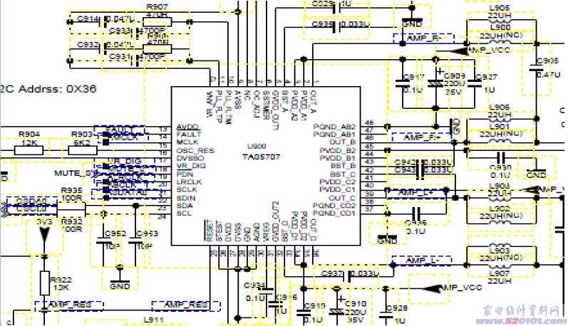 TCL L48E5000E(MT01C机芯) 喇叭有扑扑响（图）