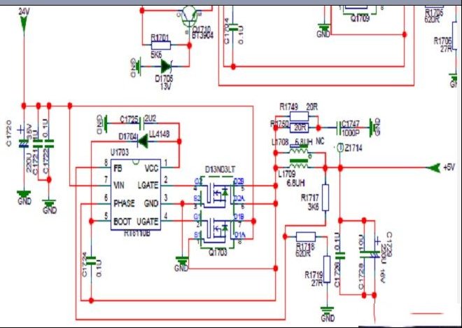 TCL L42P11FBDEG彩电MS48IS机芯不开机（图）