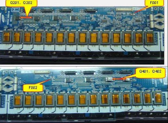 TCL彩电LTA520HE17液晶屏背光不亮