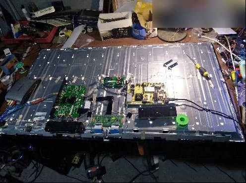 TCL L55F3700A液晶电视灰屏检修思路记