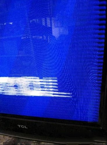 TCL HD29M06彩电开机后图像发毛且边缘有锯齿
