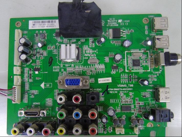 TCL LE39D31液晶电视蓝灯亮不开机维修