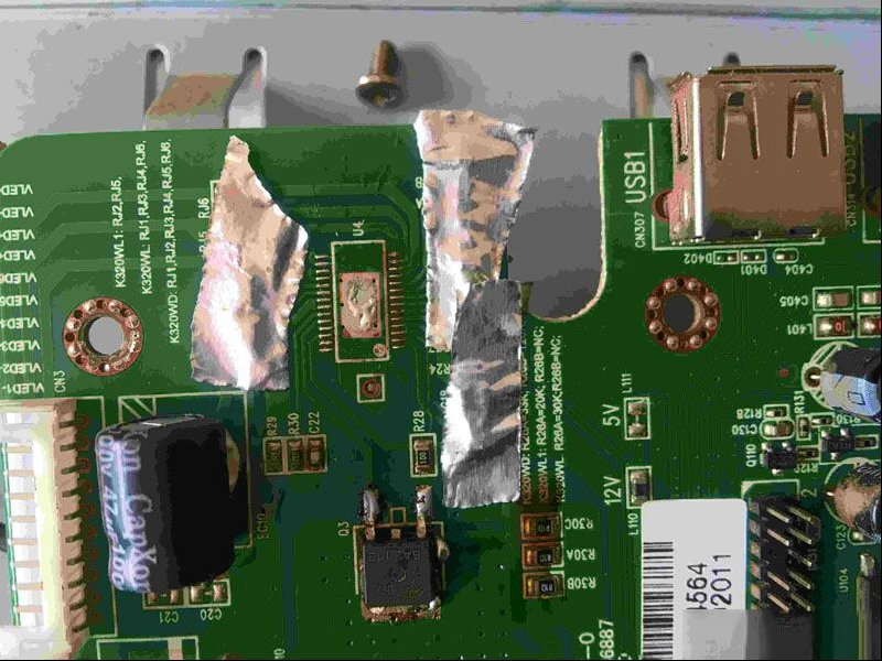 TCL L32E09液晶电视三无检修思路