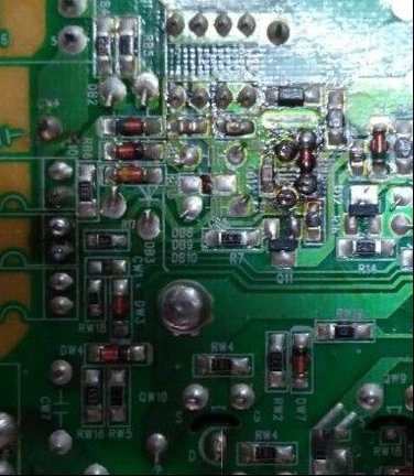 TCL 37寸液晶电视通电指示灯亮但不开机的检修
