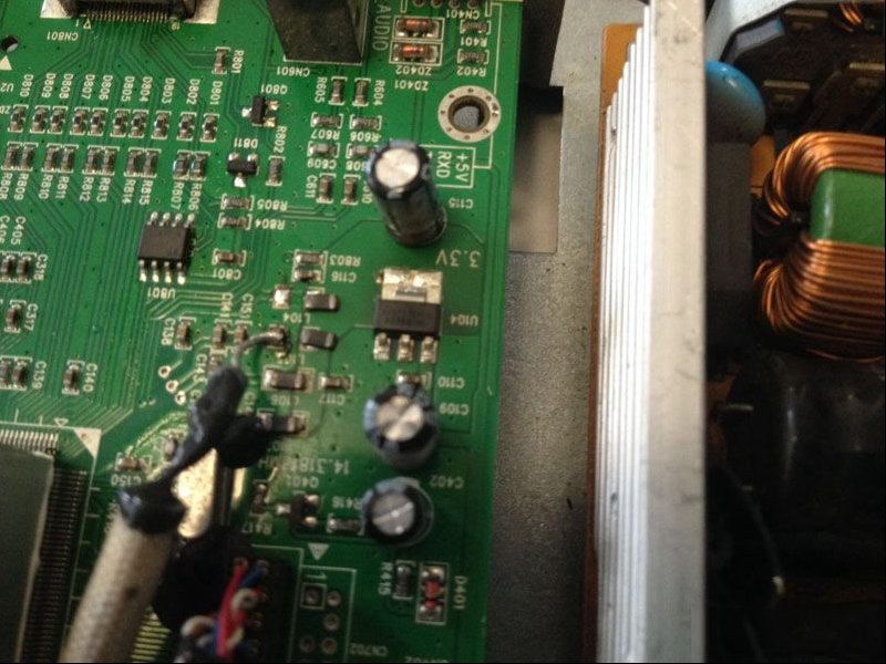 TCL L22N6液晶电视红灯指示灯不亮且不开机