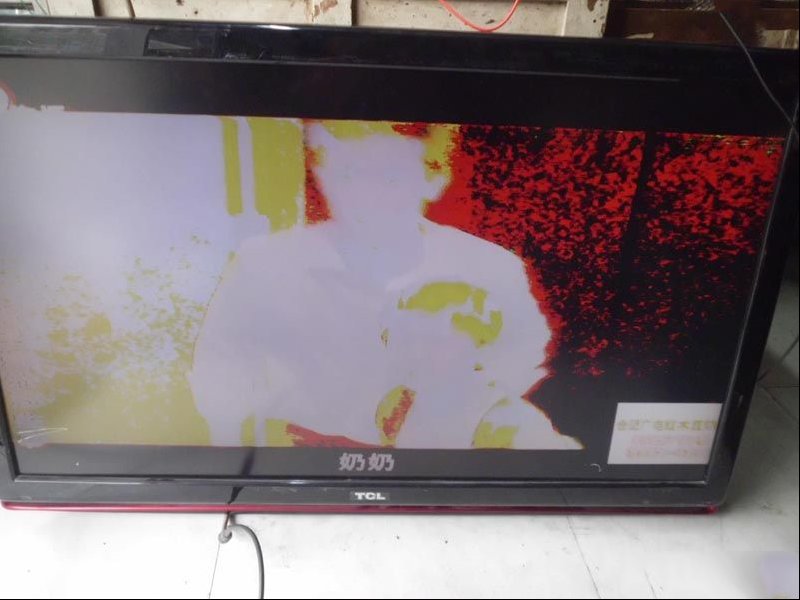 TCL L42E9液晶电视图像异常有鬼脸的检修思路