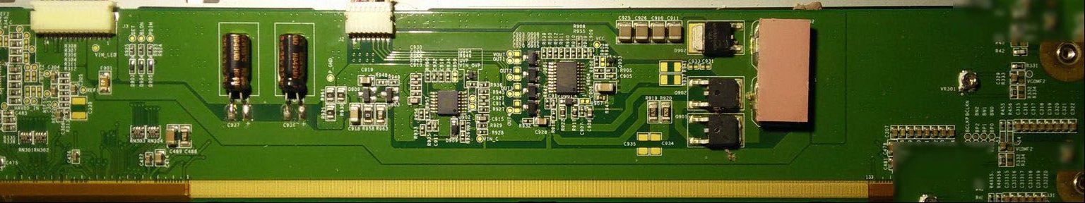 TCL L32V6200DEG液晶电视黑屏有声检修思路