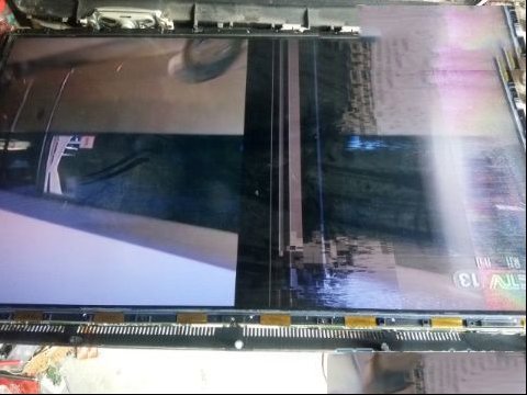TCL L42E9FBD液晶电视花屏检修思路
