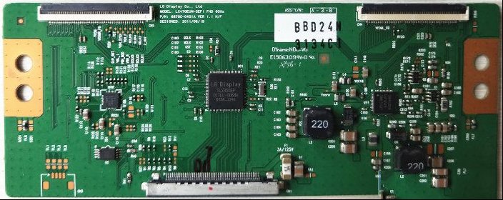 TCL液晶电视6870C-0401A逻辑板图像颠倒的怎么修理