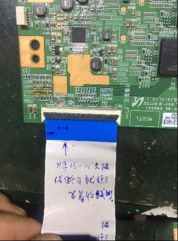 TCL L48F3300-3D液晶电视重影检修思路