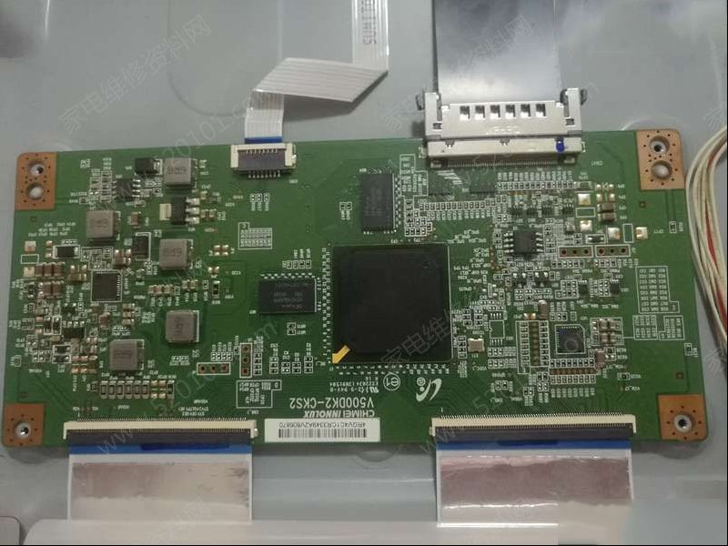 TCL L42E5700A-UD液晶电视灰屏但背光亮的检修思路