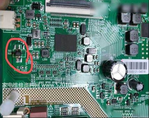 TCL 55F9液晶电视无图像有声音的通病检修思路