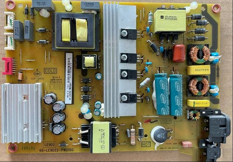 TCL L55C1-CUD液晶电视不开机的检修思路