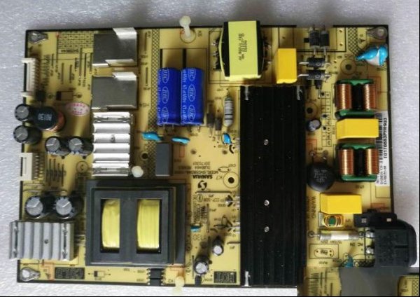 TCL D50A810液晶电视观看半小时后黑屏的维修